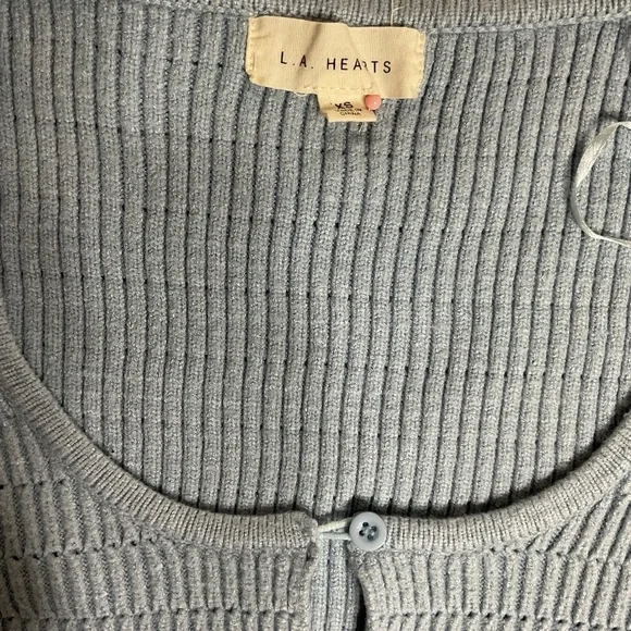 LA HEARTS knit sweater in light blue - Picture 5 of 6